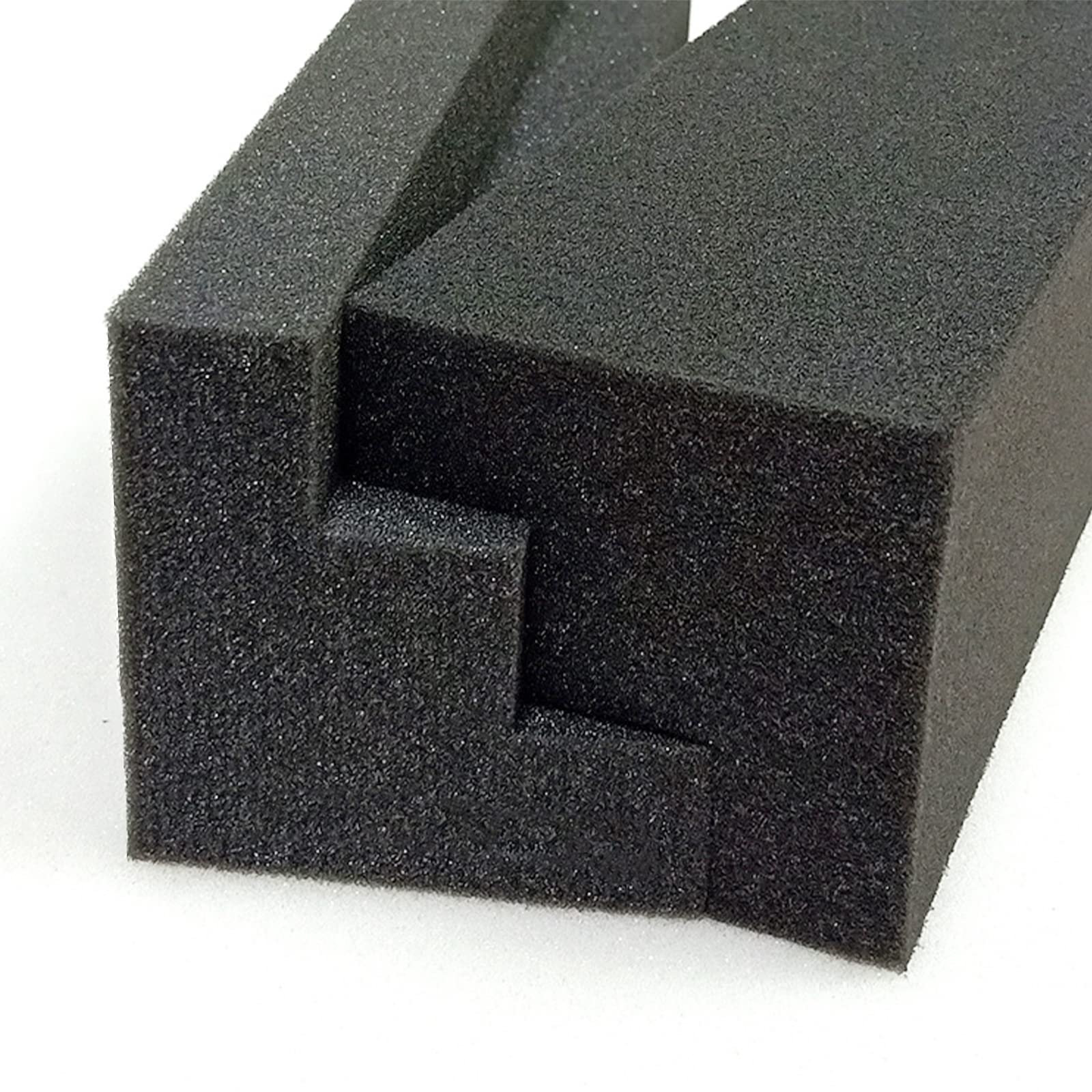 Bass Traps 16 Pack 12 '' X 3 '' X 3 '' Corner Acoustic Foam Panels, Acoustic Bass Trap Corner Block, Sound Absorbing Foam for St